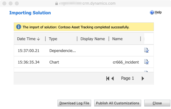 PowerApps – Import solution - finished